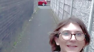 Risky Public Alleyway Gets My Trans Cock Hard and Ready for Sucking amateur masturbation